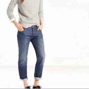 NWOT Levis 501 CT Selvedge Jeans | dark wash